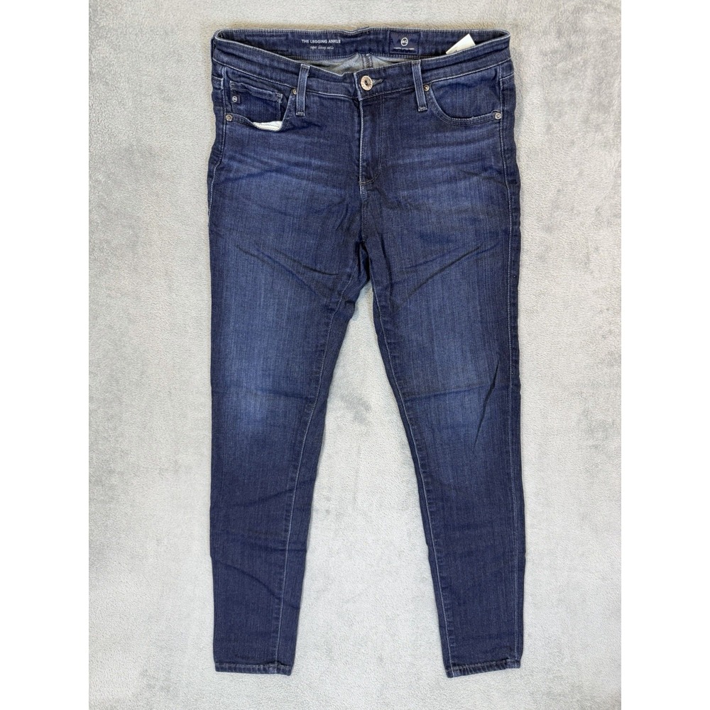 Adriano‎ Goldschmied Jeans Womens 28 Blue The Legging Super Skinny Fit Dark Wash